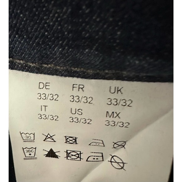 Boss Hugo Boss Men’s Jeans Size 33x32 (32x30.5) Stretch Straight Leg - Picture 7 of 11